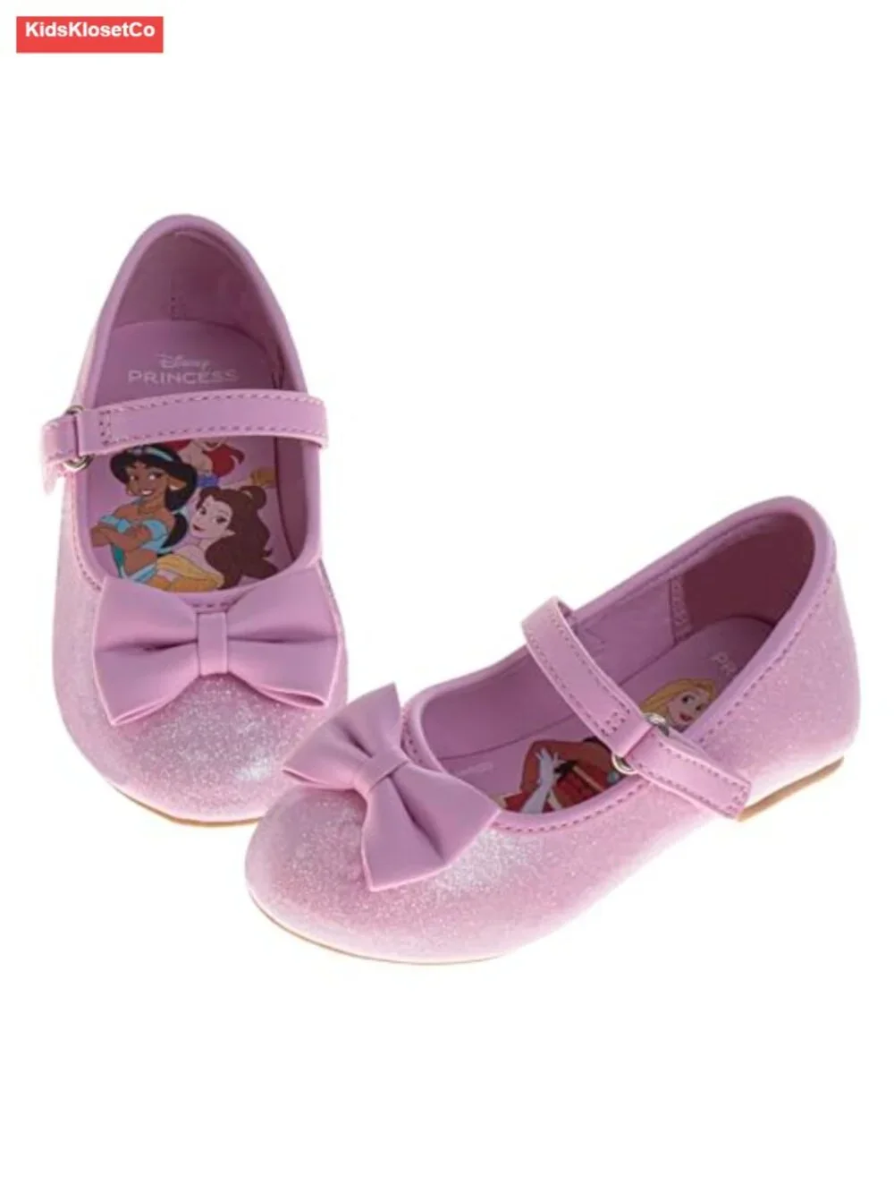 Toddler Girls Frozen Minnie Mouse Cinderella Mary Jane Bow Ballet Flats